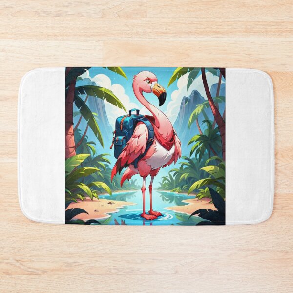 Item preview, Adventurous flamingo designed and sold by ZeusGallery.
