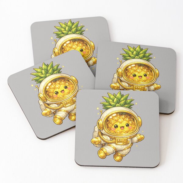 Item preview, Cute Astronaut Pineapple Space Suit Funny Kawaii Fruit Design designed and sold by irfanshikh.