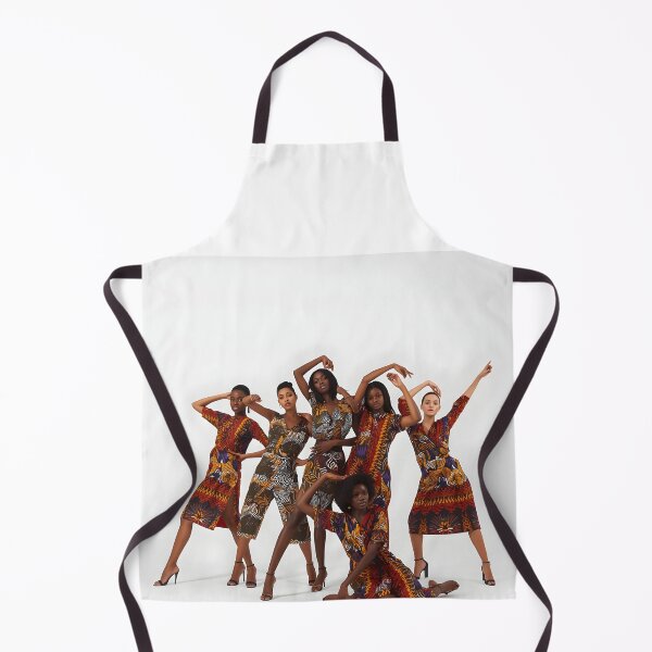 Item preview, Vibrant African Women in Ankara Dresses designed and sold by SavannaCanvas.