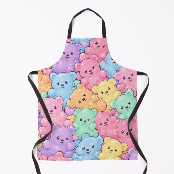 Item preview, Pastel Gummy Bear Candy Pattern designed and sold by Ioanna-Studio.