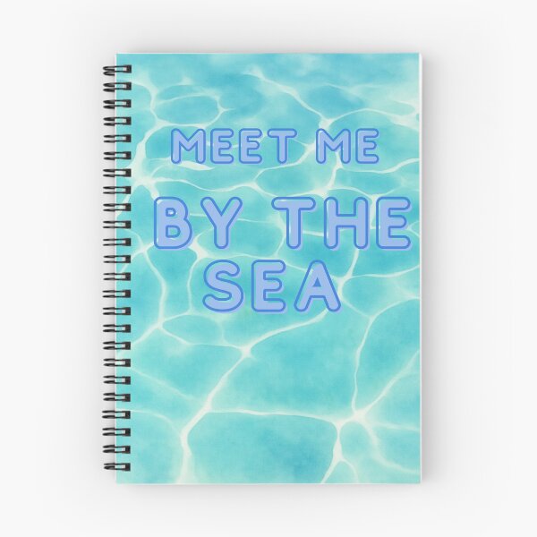 Item preview, Meet Me by the Sea | Coastal Summer Typography | Ocean Inspired Design designed and sold by VariusDesigns.