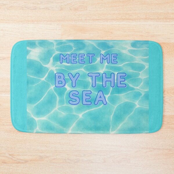 Item preview, Meet Me by the Sea | Coastal Summer Typography | Ocean Inspired Design designed and sold by VariusDesigns.