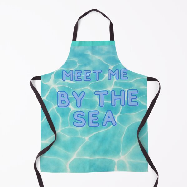 Item preview, Meet Me by the Sea | Coastal Summer Typography | Ocean Inspired Design designed and sold by VariusDesigns.