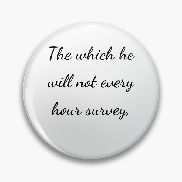 Item preview, "The which he will not every hour survey," - handwriting black designed and sold by ariksworld.