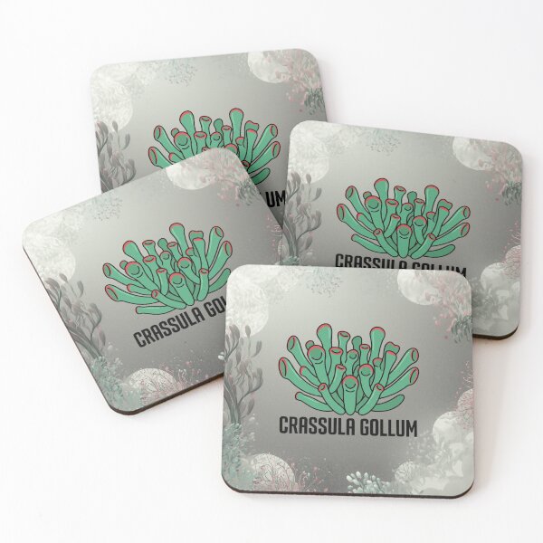 Item preview, Minimalist Crassula Gollum Botanical Graphic designed and sold by GreenDivisionJP.