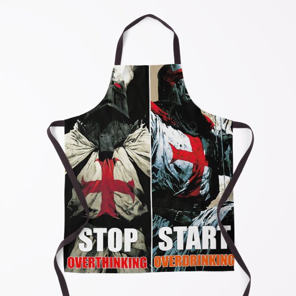 Item preview, Stop Overthinking - Start Overdrinking designed and sold by Lost Idols Productions General Shop.