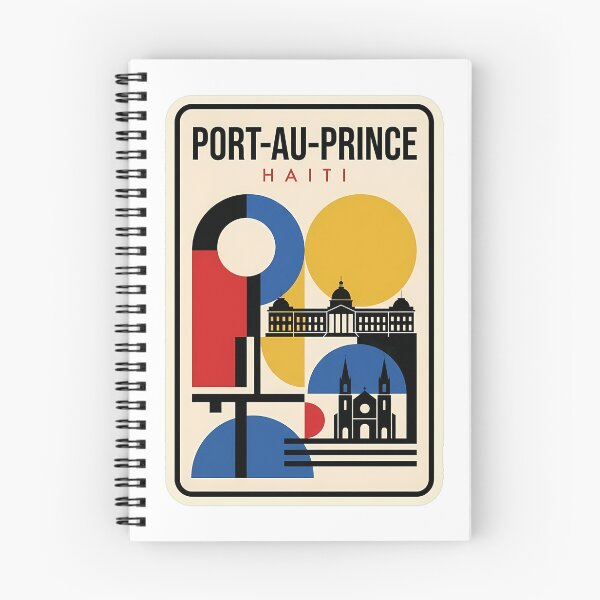 Item preview, Port-au-Prince Haiti Mid Century Modern Cityscape designed and sold by k3rstman1.