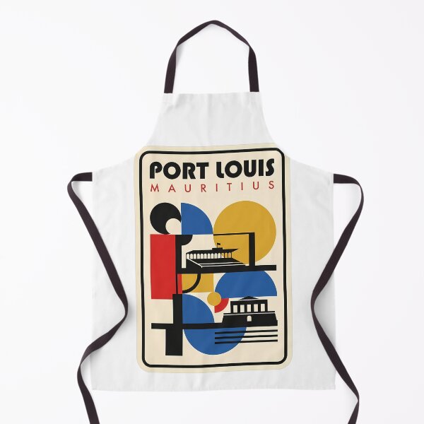 Item preview, Port Louis Mauritius Retro Geometric Bauhaus Travel designed and sold by k3rstman1.