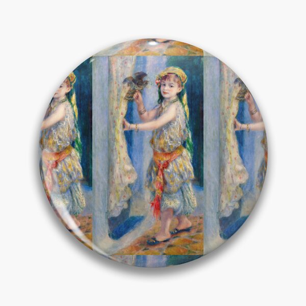 Item preview, Young Girl with a Falcon Portrait designed and sold by artofuniverse.