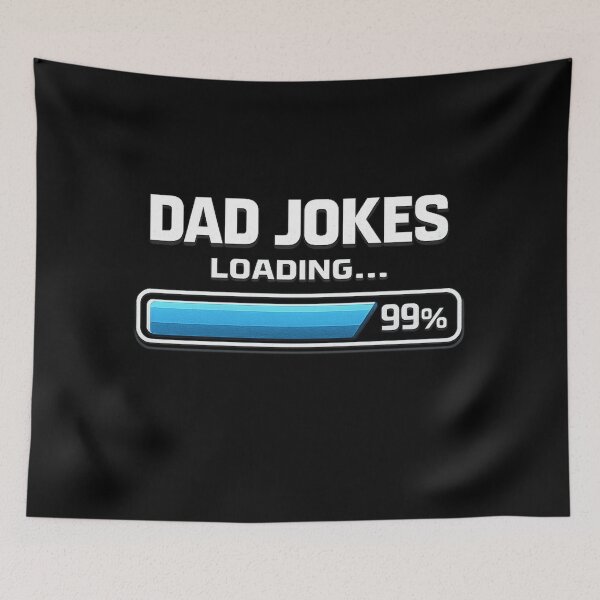 Item preview, Dad Jokes Loading – Funny Fatherhood Graphic designed and sold by Snedsdigital.