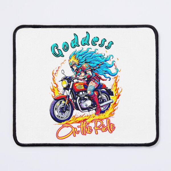Item preview, Goddess On The Ride Fantasy Motorcycle Warrior designed and sold by Neer arts.