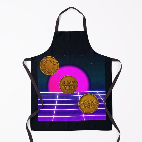 Item preview, ❇️ INSERT COIN TO CONTINUE COLLECTION ❇️ - Arcade Token – Neon Grid Edition v2 designed and sold by WheelieGdArt.