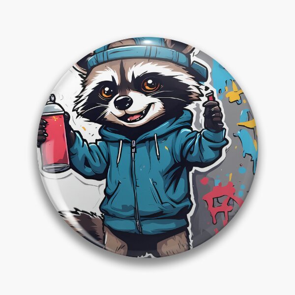 Item preview, Cool graffiti racoon designed and sold by MarioBellucci.