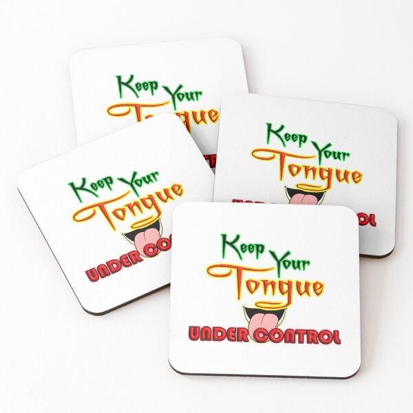 Item preview, Keep Your Tongue Under Control Motivational Typography Design designed and sold by T2T-ees.