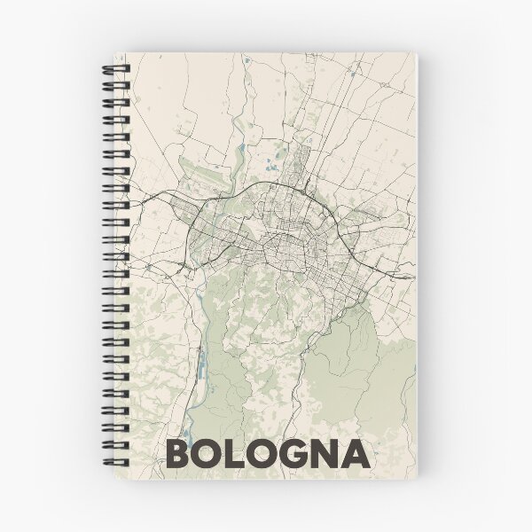 Item preview, Bologna Map designed and sold by MapsNerd.