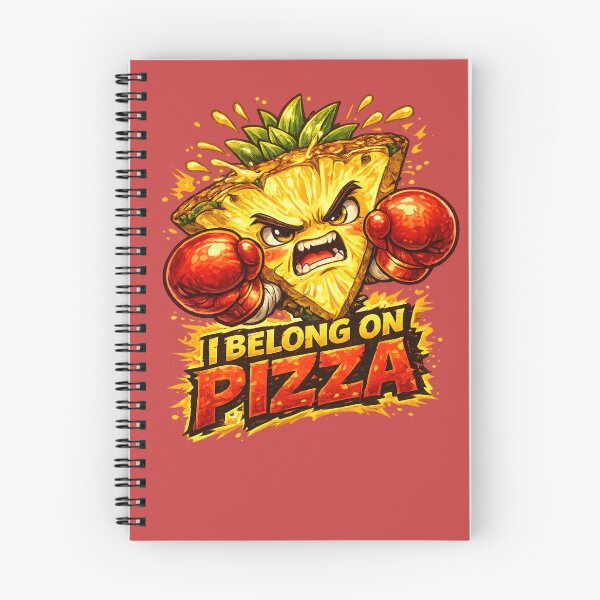 Item preview, I Belong On Pizza Funny Angry Pineapple Boxing Quote Design designed and sold by irfanshikh.