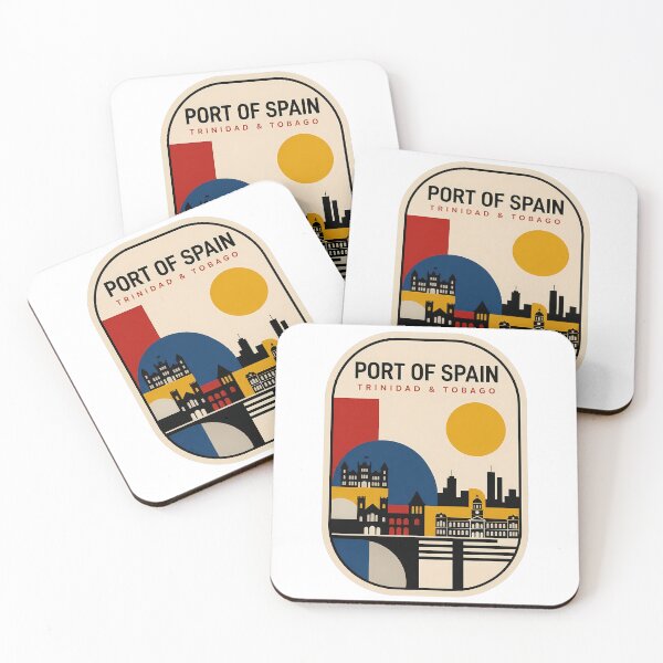 Item preview, Retro Port Of Spain Trinidad and Tobago Skyline designed and sold by k3rstman1.