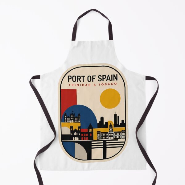 Item preview, Retro Port Of Spain Trinidad and Tobago Skyline designed and sold by k3rstman1.