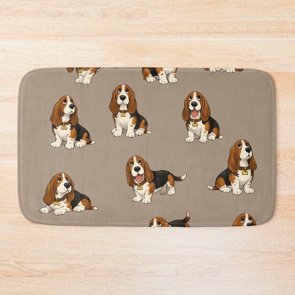 Item preview, Basset Hound Puppy Expressions Stickers designed and sold by blankTeeShirt.