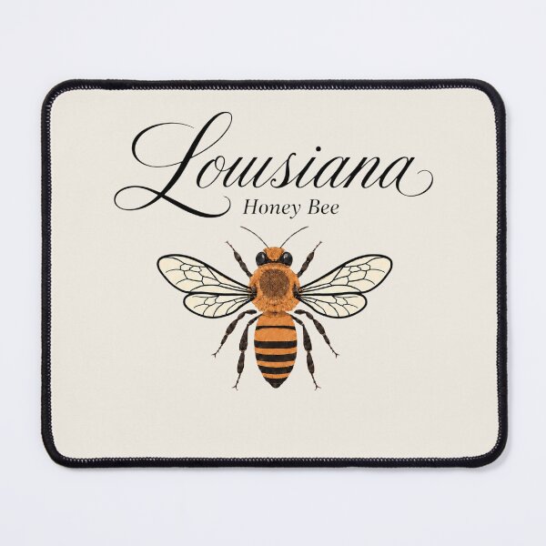 Item preview, Louisiana Honey Bee State Insect Retro Poster designed and sold by The-Drip-Studio.