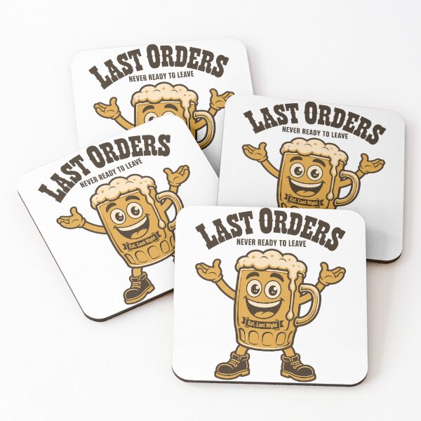 Item preview, Last Orders Never Ready To Leave - Pub Pint Graphic designed and sold by Barcud Designs.