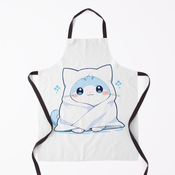 Item preview, Bath Time Cat — Cozy Towel Kawaii Sticker designed and sold by tommysworks.