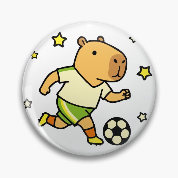 Item preview, Capy Striker - Soccer Capybara Goal designed and sold by RedStreamStudio.