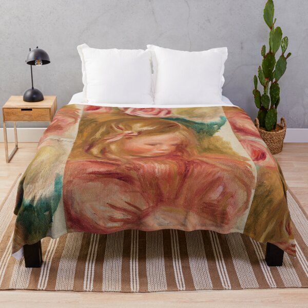 Item preview, Sleeping Child With Pink Roses designed and sold by artofuniverse.