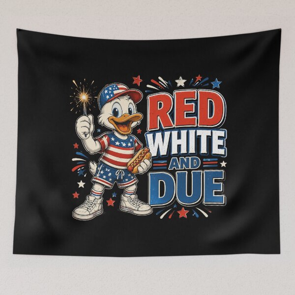 Item preview, Red White and Due Funny Goose 4th of July designed and sold by OlakunleOloroz.