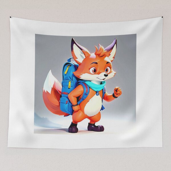 Item preview, Adventurous fox designed and sold by ZeusGallery.