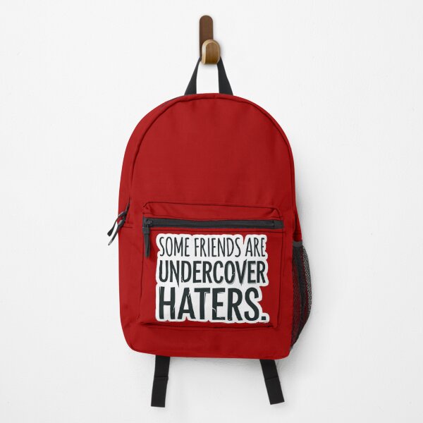 Item preview, Some Friends Are Undercover Haters - Sarcastic Quote Sticker designed and sold by Scro-Ciob-Shop.