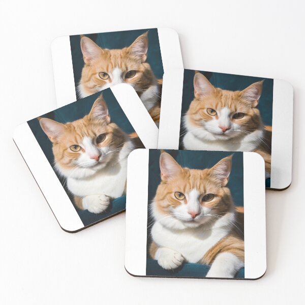 Artikelvorschau, Animals - Domestic cat, Refined feline portrait in close-up entworfen und verkauft von DoodyPets.
