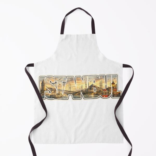 Item preview, Istanbul Typography Sticker | Vintage Travel Landmark Design designed and sold by DreamPaw Studio.