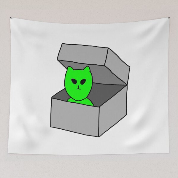 Artikelvorschau, ein Alien in der Box entworfen und verkauft von superbaechoo.