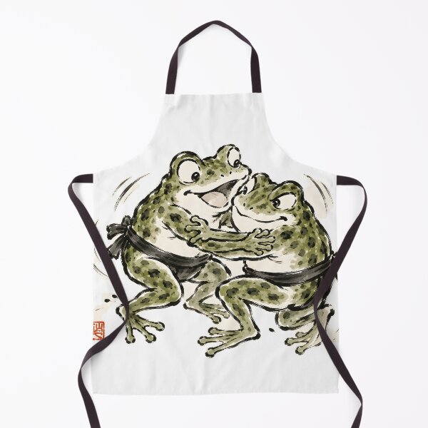 Item preview, Sumo Frogs — Funny Choju-giga Japanese Ink Caricature designed and sold by Mossbrush.
