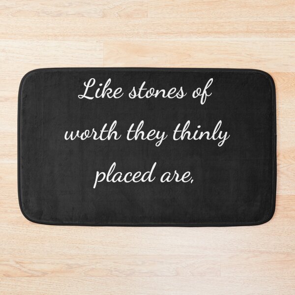 Item preview, "Like stones of worth they thinly placed are," - handwriting white designed and sold by ariksworld.