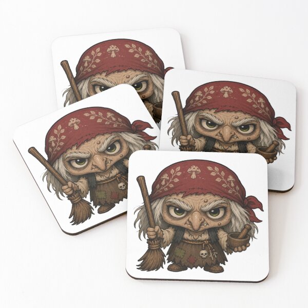 Item preview, Baba Yaga Mythology Mascot Design designed and sold by The Dark Files.