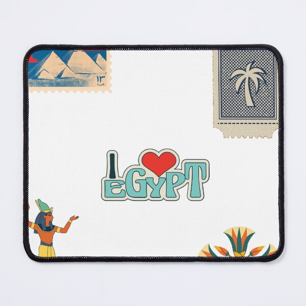 Item preview, Vintage Egypt Travel Sticker Sheet - Pyramids & Pharaonic Art designed and sold by UniqueVibesArt.
