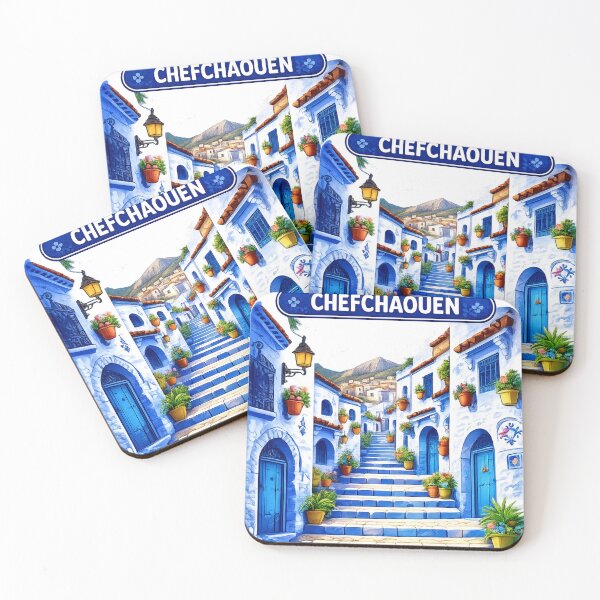 Item preview, Enchanted Blue Alley of Chefchaouen designed and sold by KM Design.