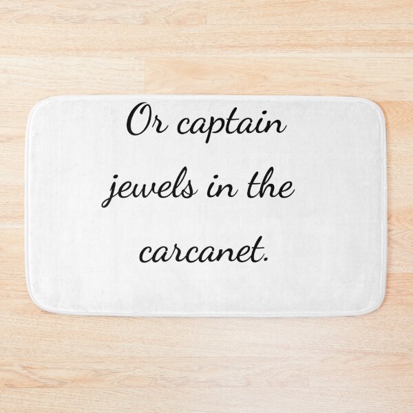 Item preview, "Or captain jewels in the carcanet." - handwriting black designed and sold by ariksworld.