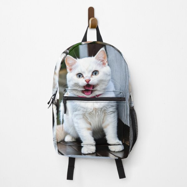 Item preview, Animals - White Cat with Blue Eyes, Cute and Expressive Portrait designed and sold by DoodyPets.
