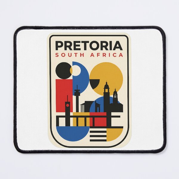 Item preview, Pretoria South Africa Bauhaus Geometric Skyline designed and sold by k3rstman1.