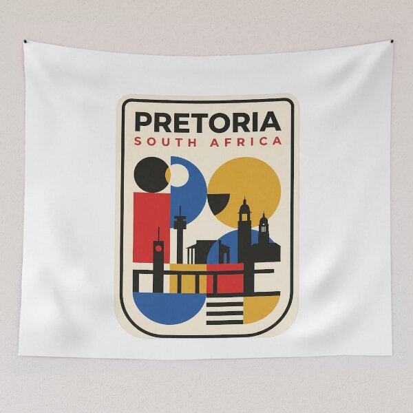 Item preview, Pretoria South Africa Bauhaus Geometric Skyline designed and sold by k3rstman1.