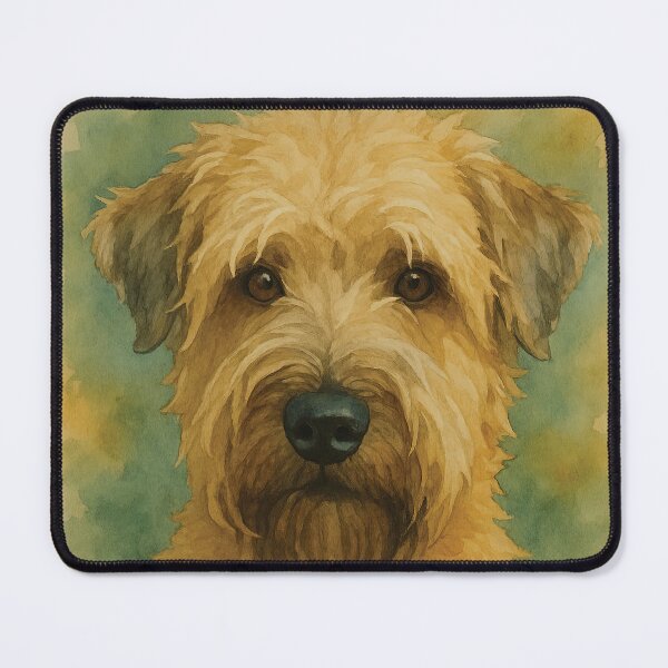 Item preview, Soft Coated Wheaten Terrier Watercolor Dog Art designed and sold by MaverlyShop.