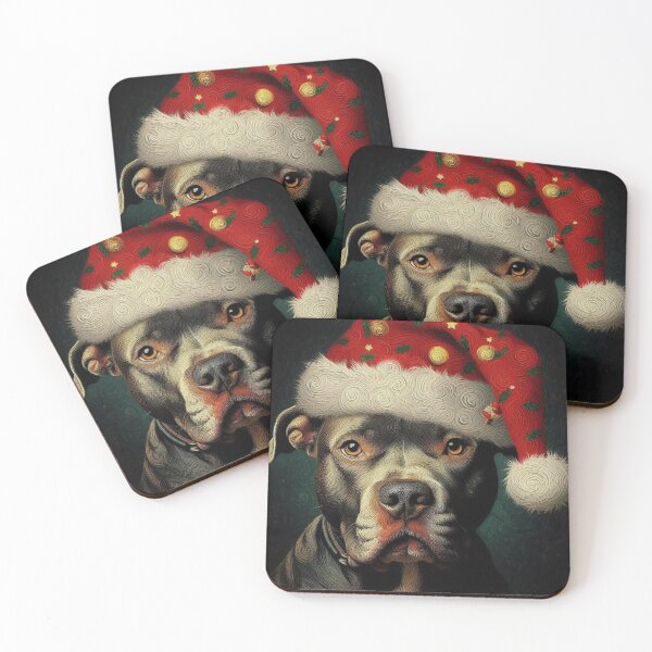 Item preview, Santa Pitbull designed and sold by 123ks.