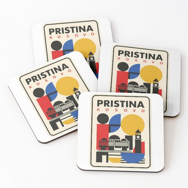 Artikelvorschau, Pristina, Kosovo, Bauhaus, Geometrische Reisekunst entworfen und verkauft von k3rstman1.