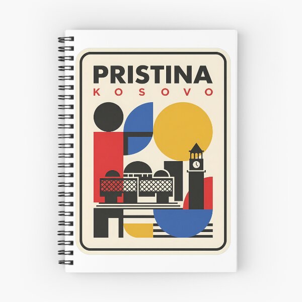 Item preview, Pristina Kosovo Bauhaus Geometric Travel Art designed and sold by k3rstman1.
