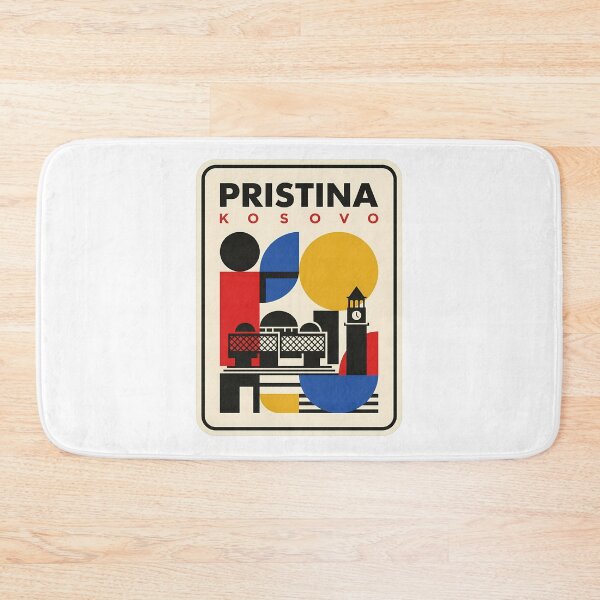 Item preview, Pristina Kosovo Bauhaus Geometric Travel Art designed and sold by k3rstman1.