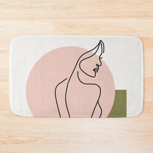 Item preview, Minimalist Feminine Line Art Woman Silhouette designed and sold by AliAltinelArt.