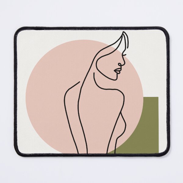 Item preview, Minimalist Feminine Line Art Woman Silhouette designed and sold by AliAltinelArt.